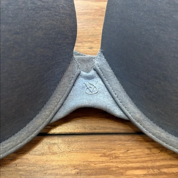 Victoria’s Secret Padded Perfect Coverage Bra 34DD Light Blue - Picture 3 of 7